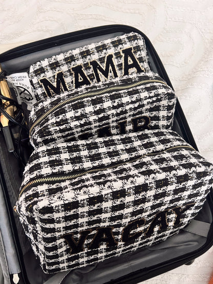 Vacay XL Bag - Black Plaid