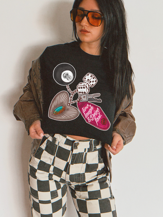 Live , laugh, drive fast tee