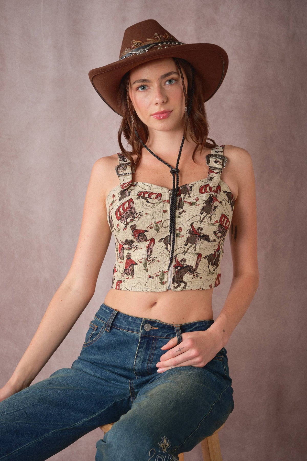 The Wild West Buckle Corset