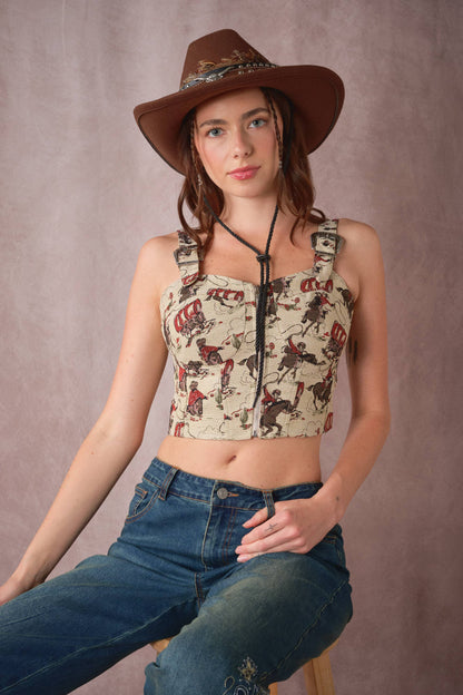 The Wild West Buckle Corset