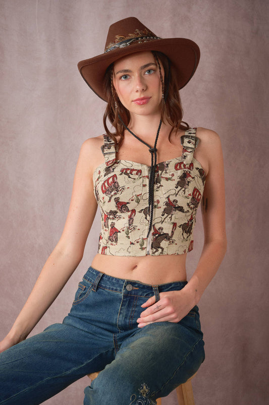 The Wild West Buckle Corset