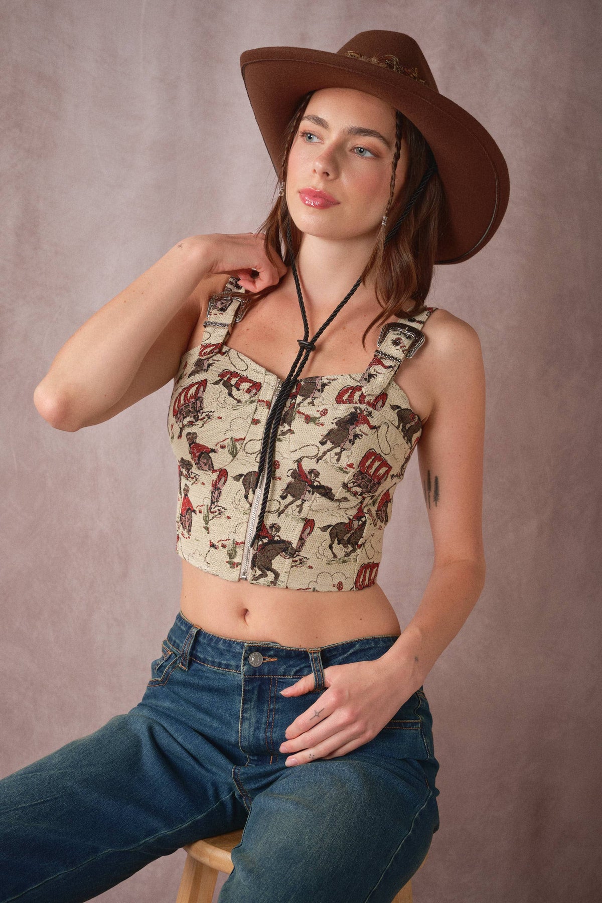 The Wild West Buckle Corset