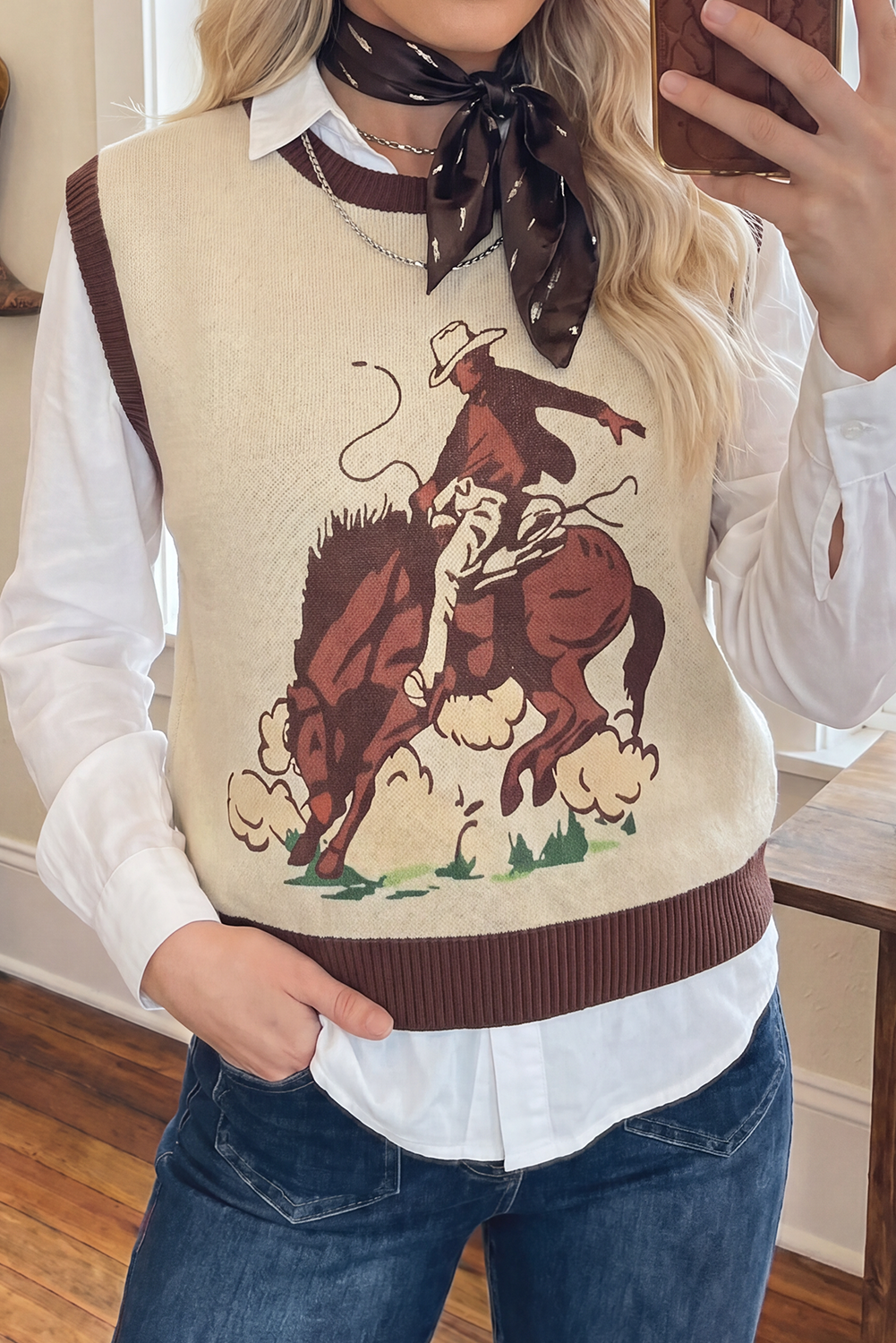 Rodeo Days Sweater Vest