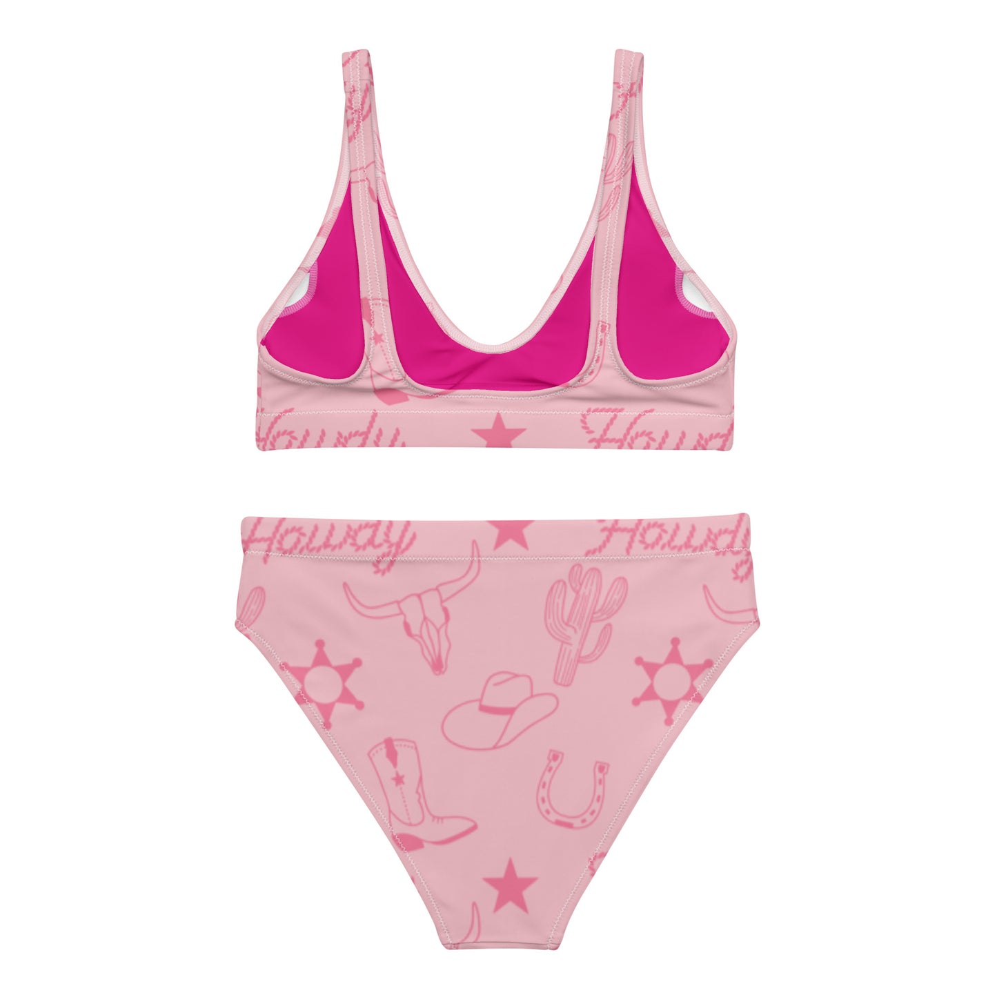 Howdy Barbie high-waisted bikini