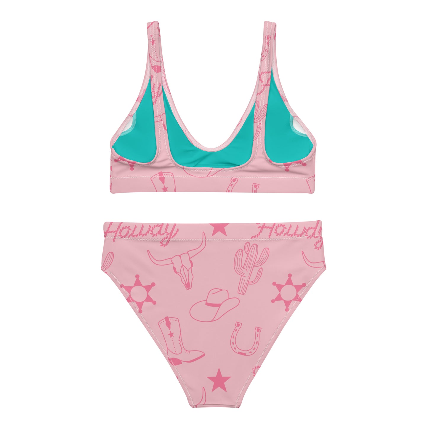 Howdy Barbie high-waisted bikini