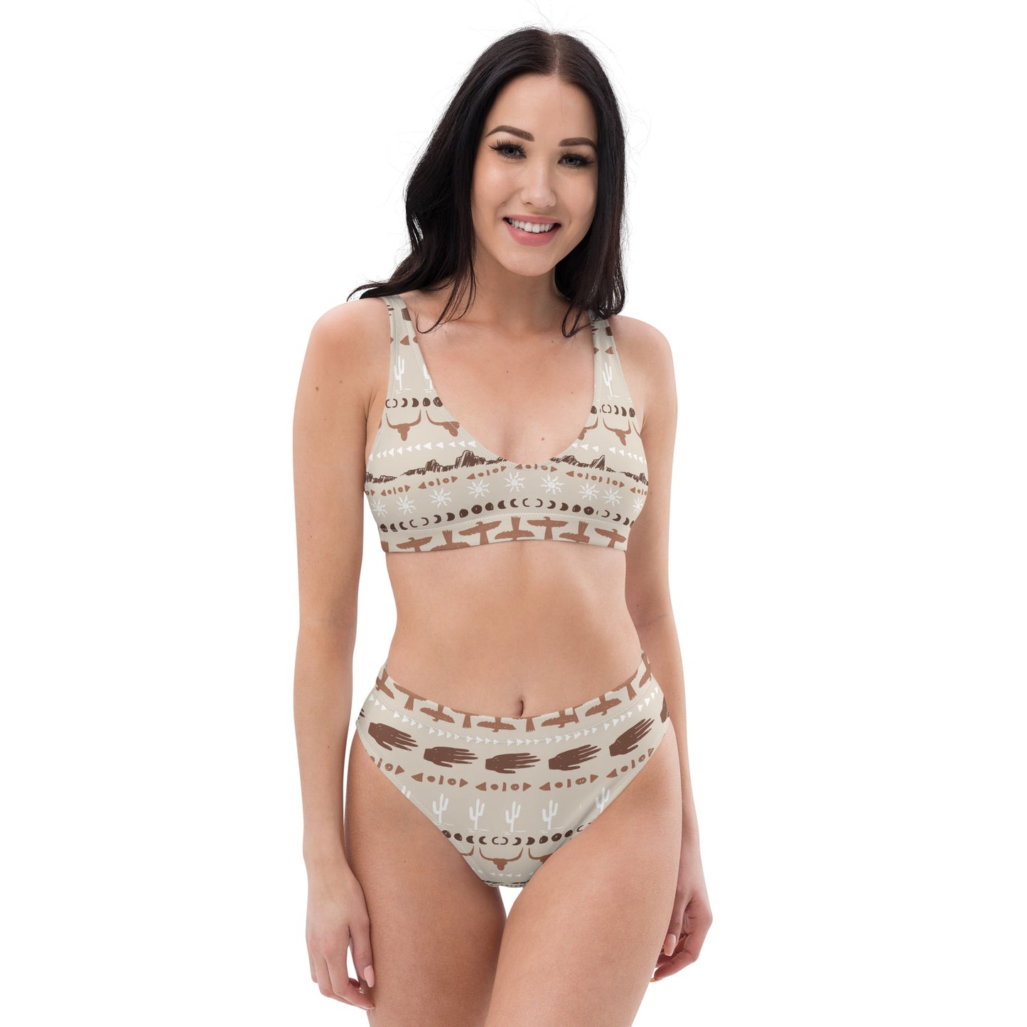 Wild West high-waisted bikini