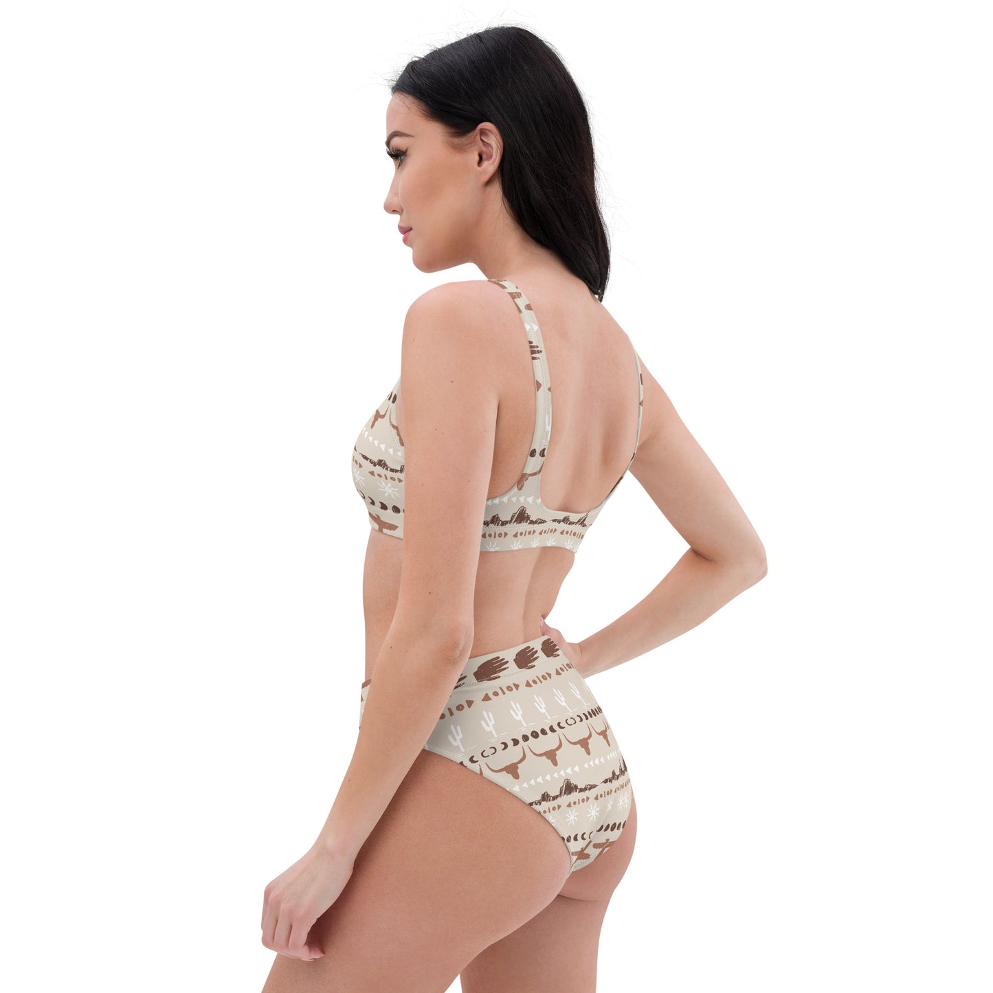 Wild West high-waisted bikini