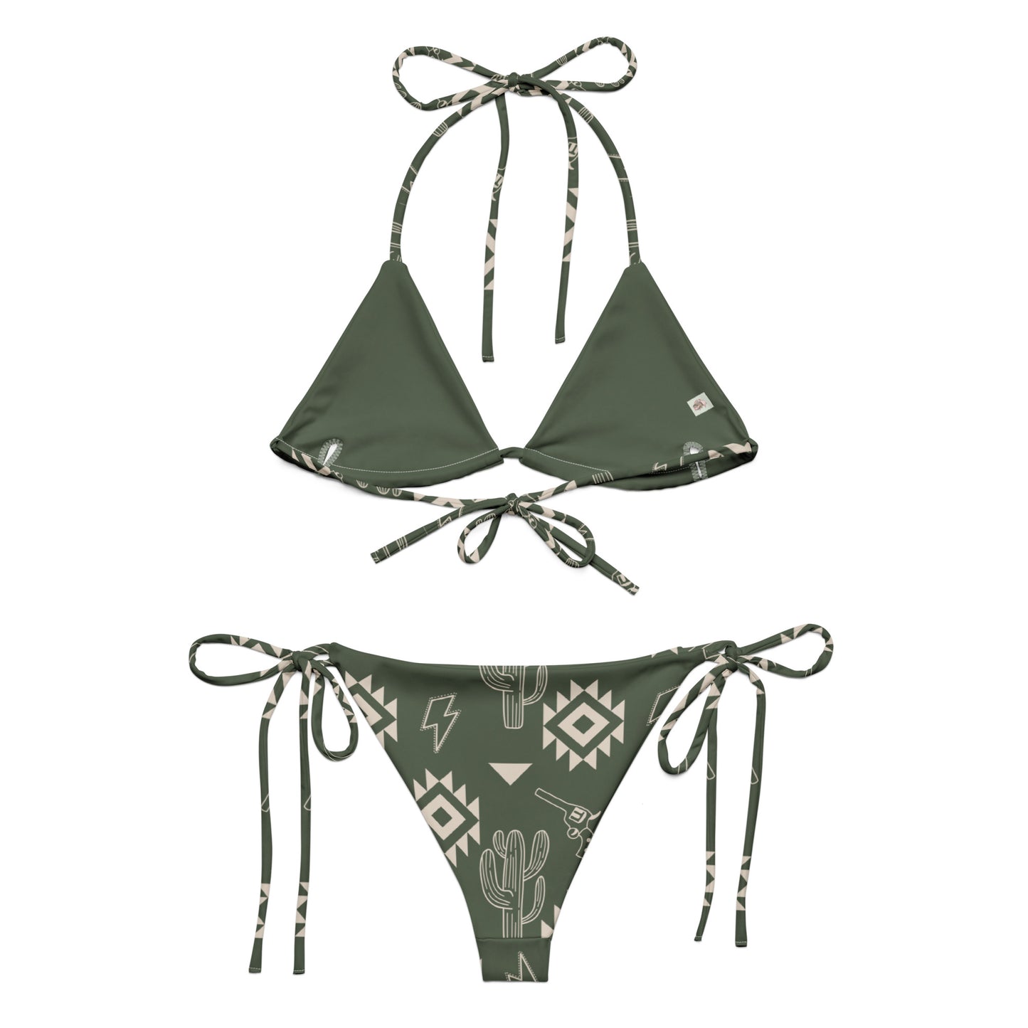 Cactus Rose String Bikini Set