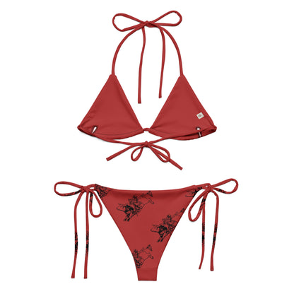 Red Bull Rider string bikini