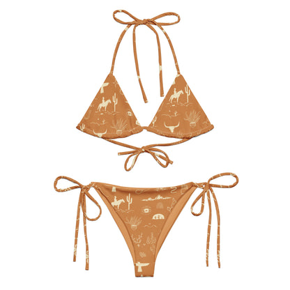 Western Willow string bikini Set