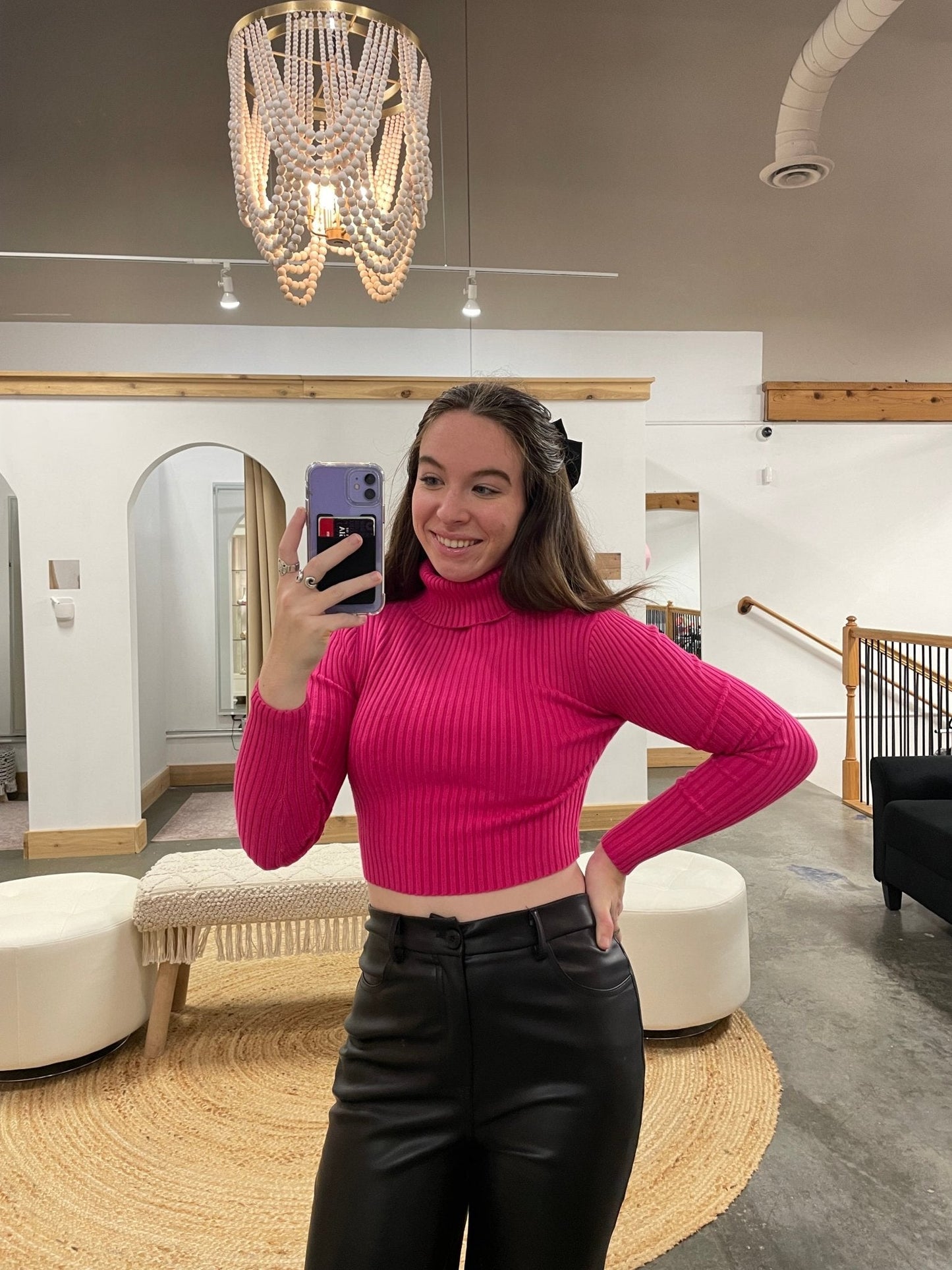 Amelia Cropped Sweater Top