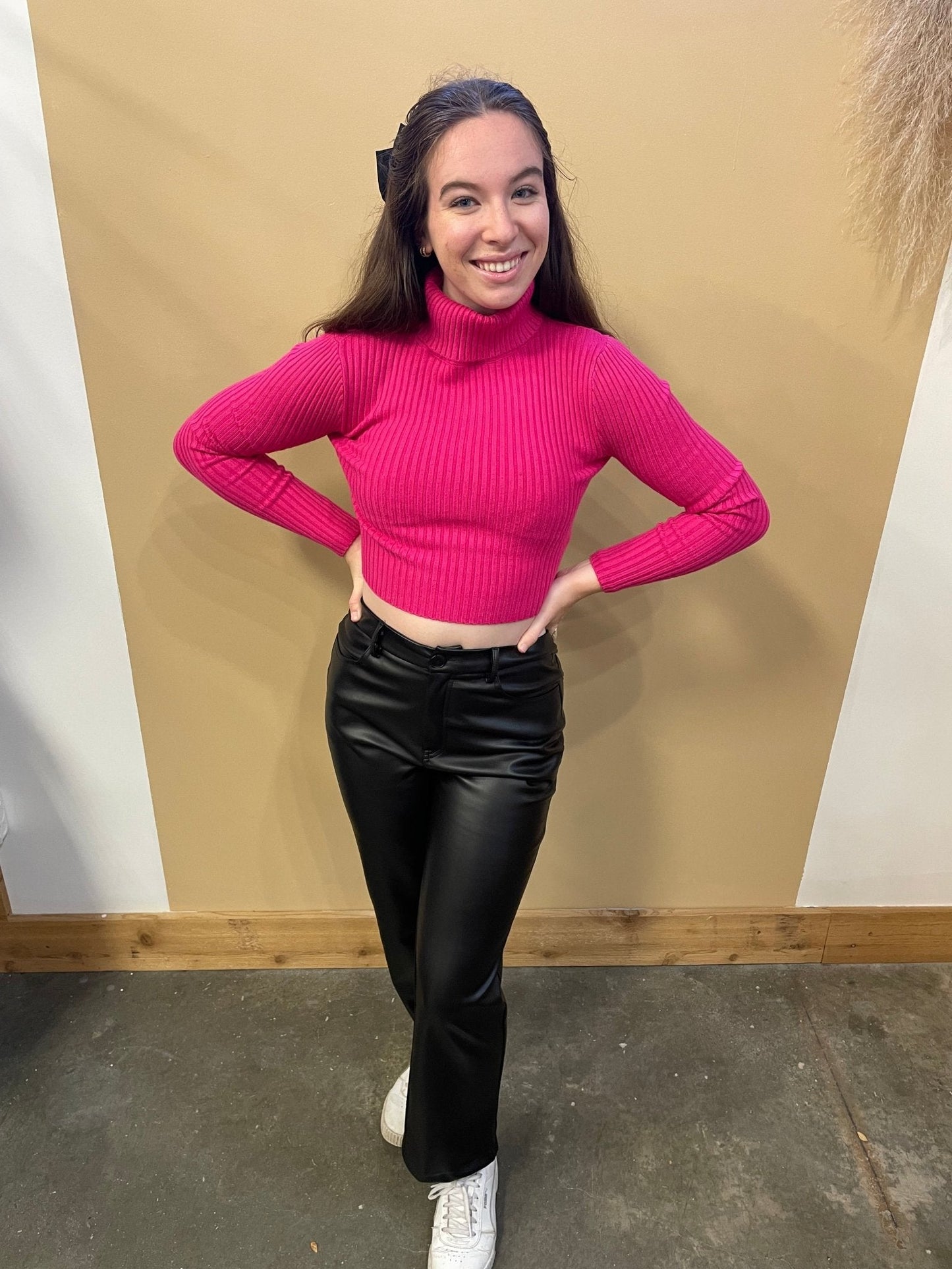 Amelia Cropped Sweater Top