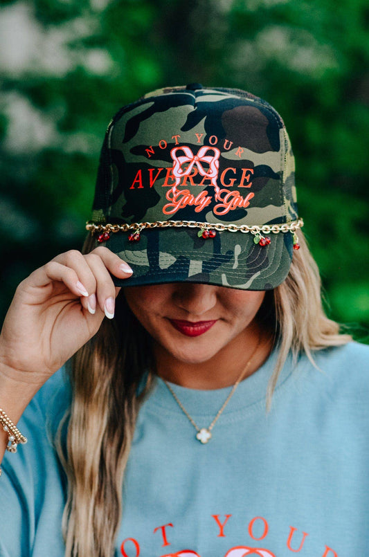 Not Your Average Girly Girl Full Camo Trucker Hat