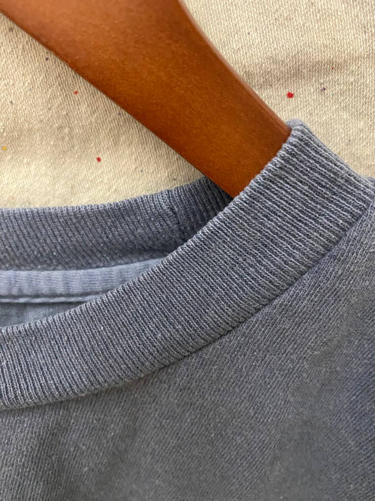 Make it a Double Boxy midriff pinned sleeve muscle top
