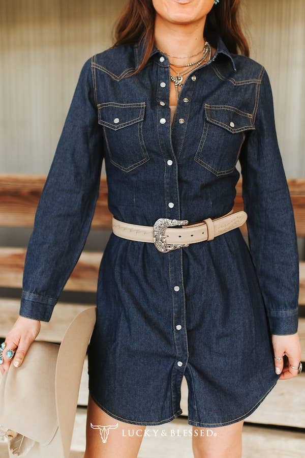 Sweet Magnolia Denim Dress