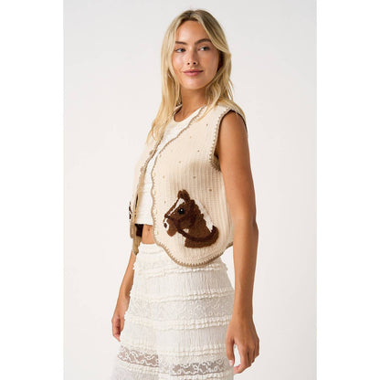 Little Buckaroo Sweater Vest
