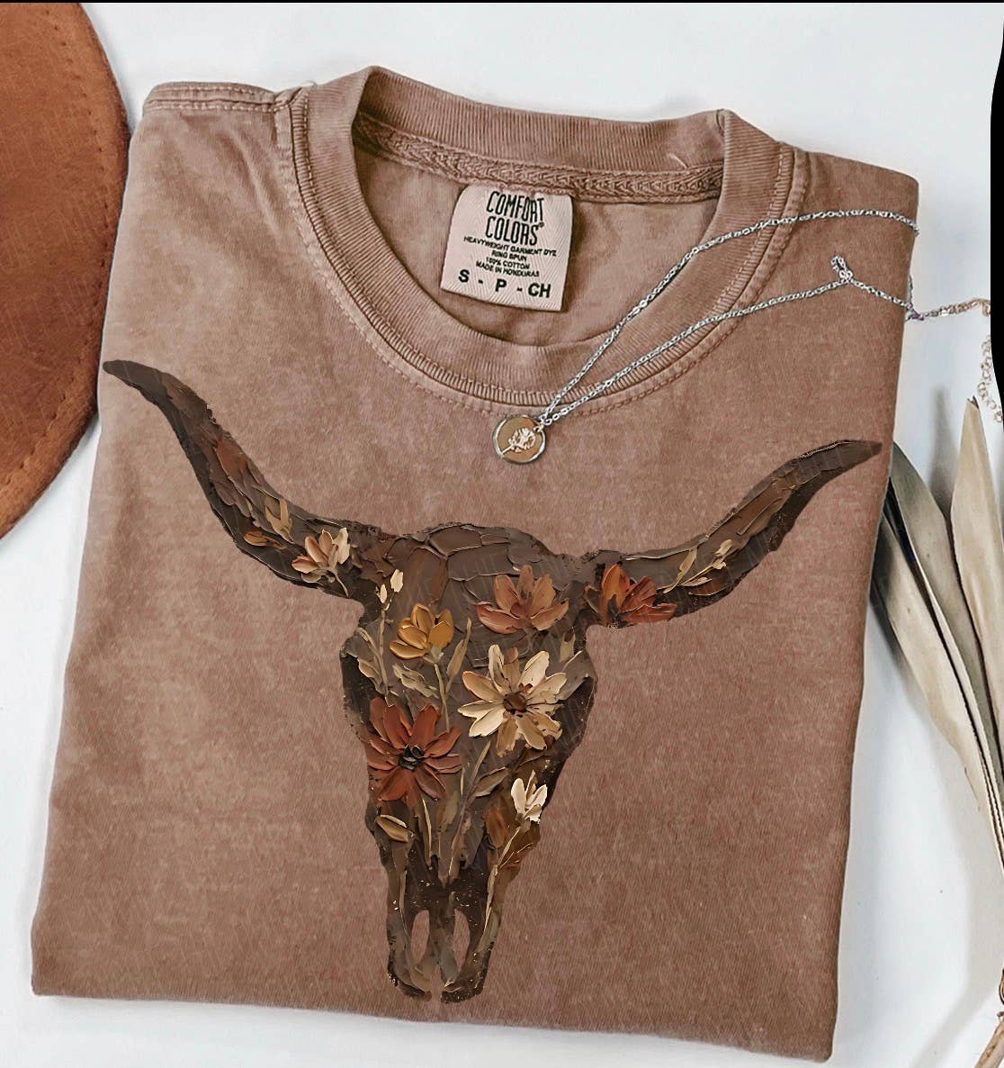 Wildflower Longhorn Graphic Tee