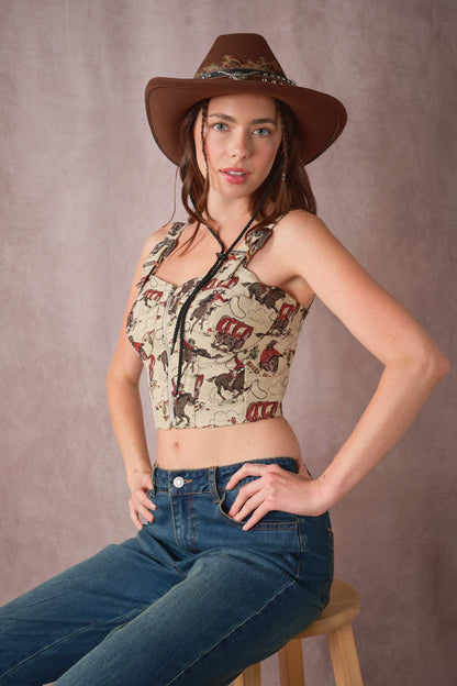 The Wild West Buckle Corset