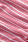 Pink Stripe Contrast Round Neck Sleeveless Slim Top
