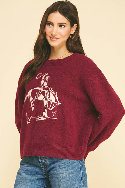 Rodeo Romance Sweater