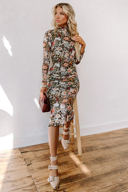 The Jacquelyn Midi Floral Dress