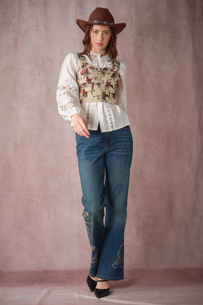 The Wild West Buckle Corset
