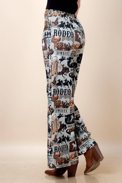 Howdy Darlin’ Rodeo Wide Leg Pants