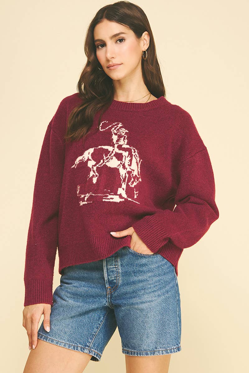Rodeo Romance Sweater