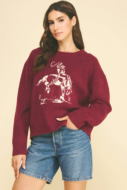 Rodeo Romance Sweater