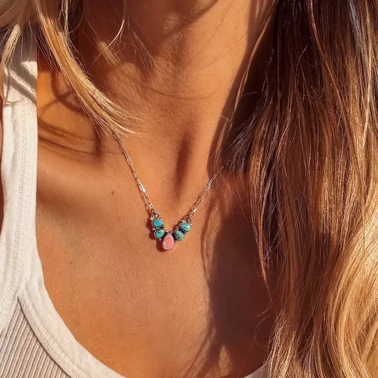 Twain Authentic Turquoise Necklace