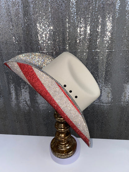 The "America" Hat on Sand Squared Styled Hat