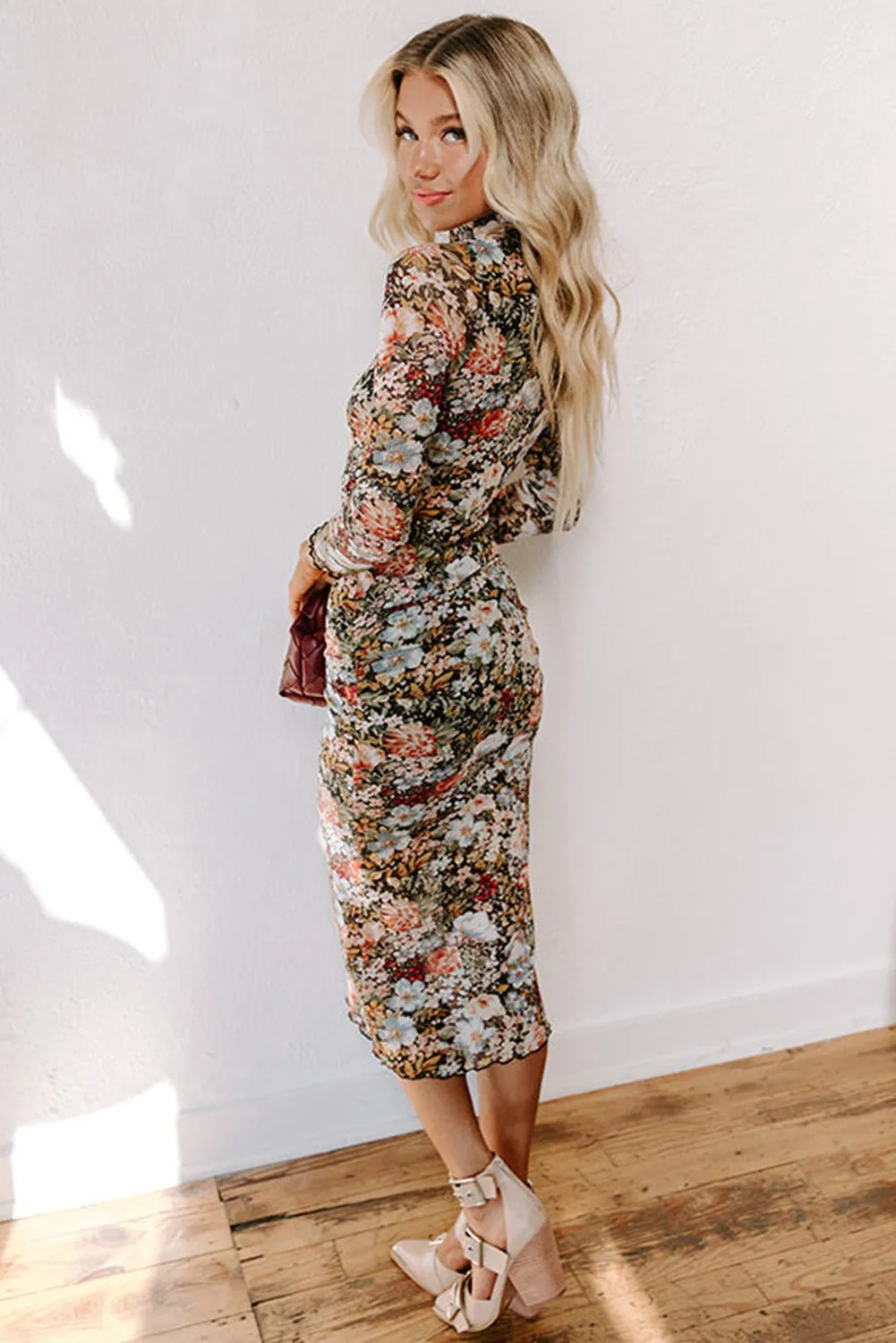 The Jacquelyn Midi Floral Dress
