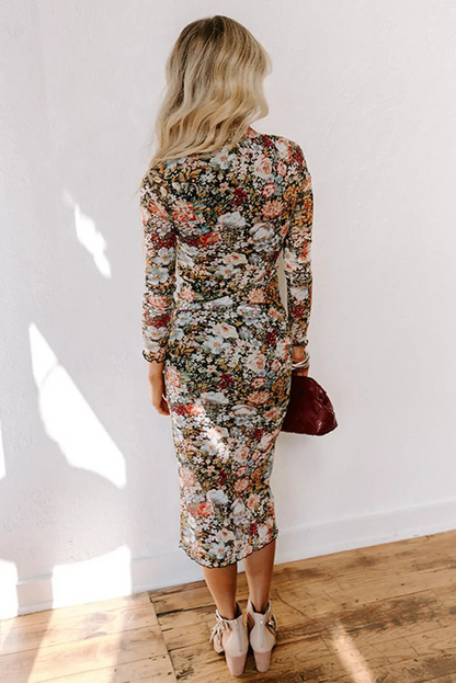 The Jacquelyn Midi Floral Dress
